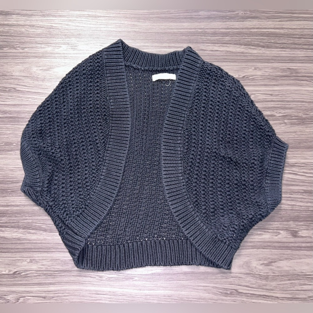 Old Navy Black Short Sleeve Cardigan Size Medium